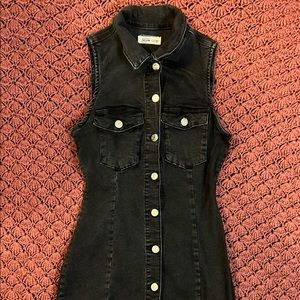 Zara Denim Button Down Dress, size small